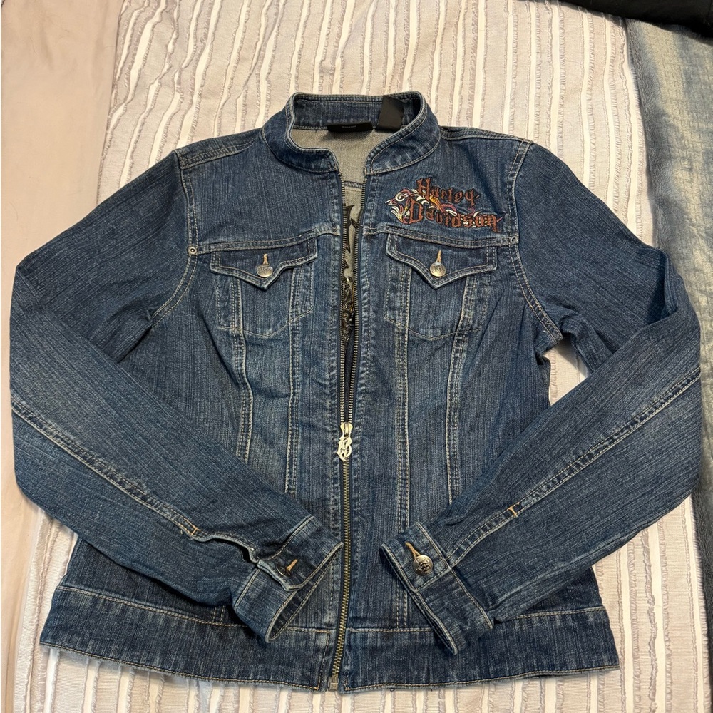 Harley-Davidson Women's Classic Blue Jean Jacket